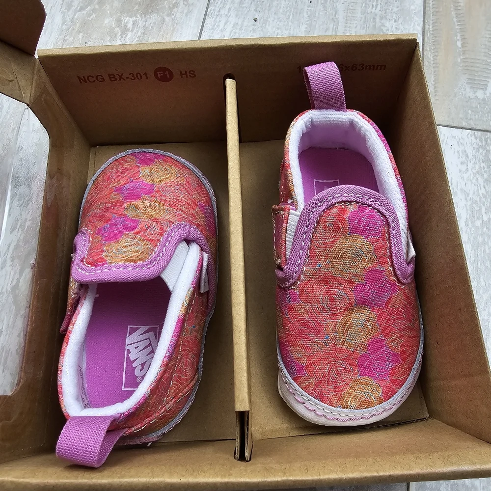Vans Slip-On Crib Shoes Rose Camo